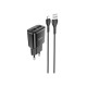 Зарядное устройство HOCO C88A Star round 2xUSB + cable Micro 12W Black (6931474749529)