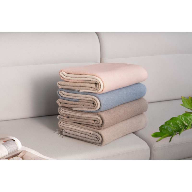 ARDESTO Blanket Leonardo Moon, 140x200cm, 5% cashemere, 40% wool, 35% acrylic, 20% poly, beige (ART0601LM)