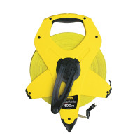 Stanley Рулетка PowerWinder Fiberglass, геодезична, відкритий корпус, 100м х 12.7мм (2-34-777)