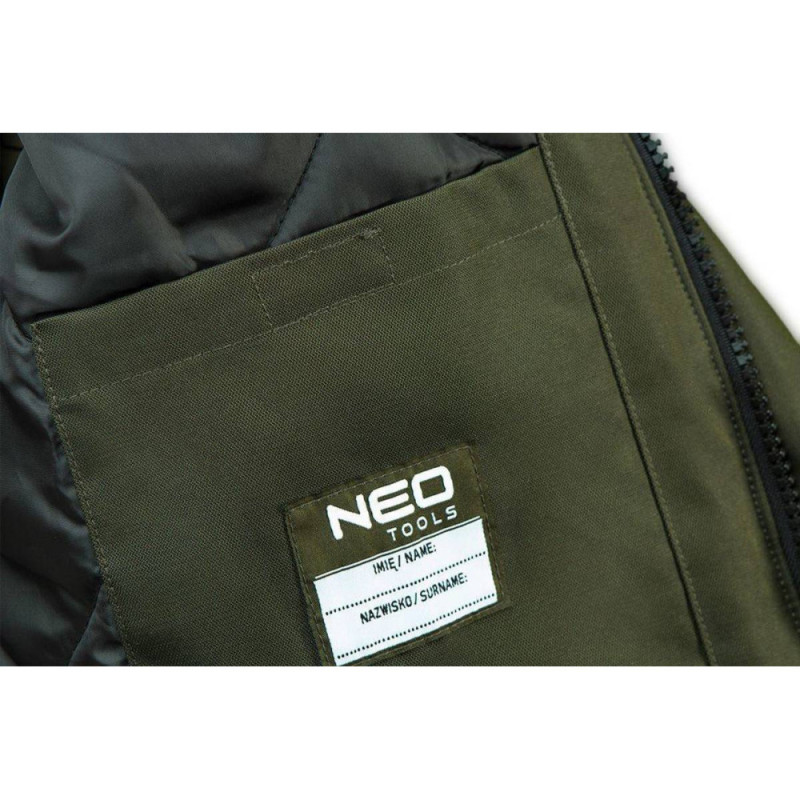 Neo Tools Куртка рабочая  "CAMO", размер XL (54), с мембраной из TPU, водостойкость 5000мм, световозвращающие элементы, капюшон (81-573-XL)