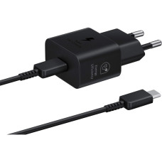 Samsung Wall Charger 25W USB-С, cable USB-C > USB-C, 1m, black (EP-T2510XBEGEU)