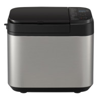 Panasonic Хлібопічка 550Вт, програм-30, макс.ваг -1.25кг, форма-прямокутник, метал, чорний (SD-YR2550STS)