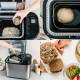 Panasonic bread maker 550W, programs-30, max weight -1.25kg, form-rectangle, МЕТАЛЛ, black (SD-YR2550STS)