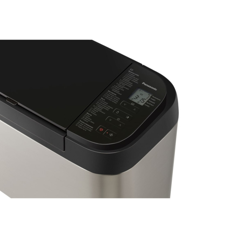 Panasonic bread maker 550W, programs-30, max weight -1.25kg, form-rectangle, МЕТАЛЛ, black (SD-YR2550STS)