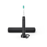 Philips Щетка зубная электр. Sonicare Gemini 3100, 31т. колеб/мин, насадок-1, футляр, черный (HX3673/14)