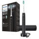 Philips toothbrush electric Sonicare Gemini 3100, 31th. fluct/min, nozzle-1, black (HX3673/14)