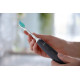 Philips toothbrush electric Sonicare Gemini 3100, 31th. fluct/min, nozzle-1, black (HX3673/14)