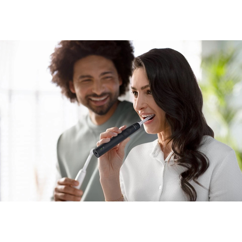 Philips toothbrush electric Sonicare Gemini 3100, 31th. fluct/min, nozzle-1, black (HX3673/14)