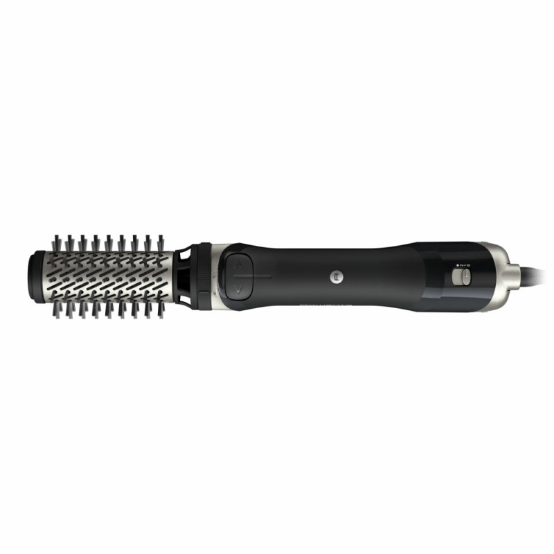 Rowenta Фен-щітка Renewal Brush Active, 1000Вт, 3 режими, іоніз-я, хол. обдув, оберт. насадка, 5 насадок, кераміка, чорний (UB9540F0)