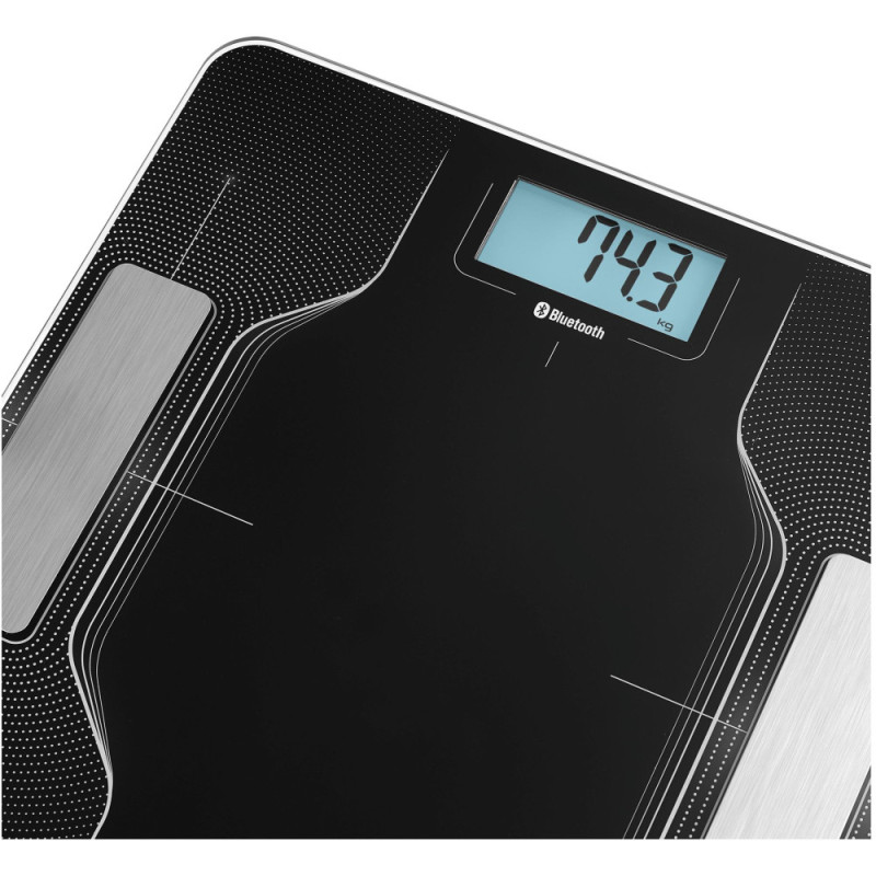 Sencor scales for floor Smart, 180kg, AAAx2, glass, black (SBS8002BK)