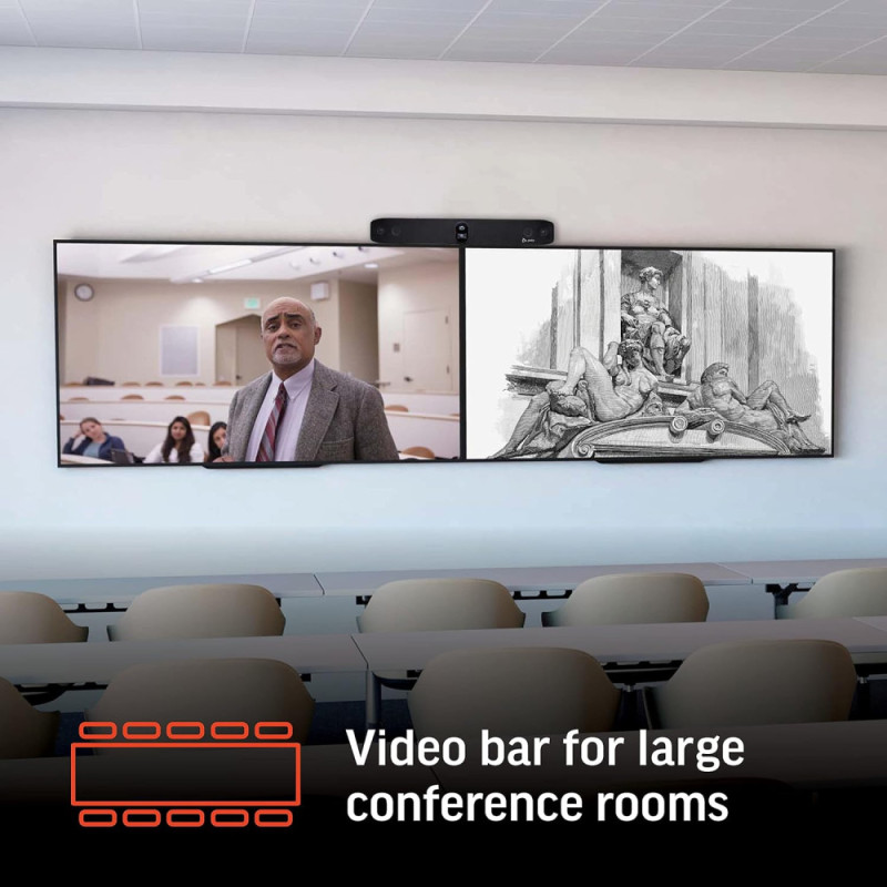 Poly Studio X70 All-In-One Video Bar with TC8 Controller Kit (83Z52AA)