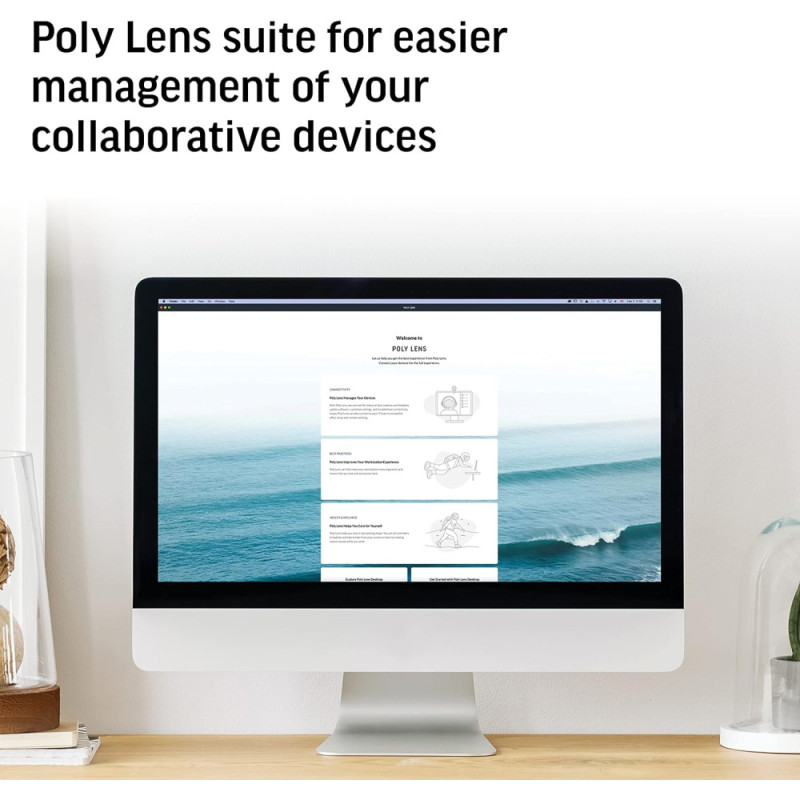 Poly Studio X70 All-In-One Video Bar with TC8 Controller Kit (83Z52AA)