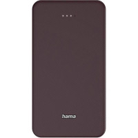 HAMA Акумулятор портативний літій-іонний Power Bank Hama 20000 мА·год, USB-C, USB-A, plum (00201715)