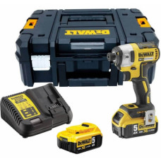 DeWALT XR Li-Ion 18V Cordless Impact Driver, 2x5Ah Battery, 205 Nm, 3,250 rpm, 3,800 impacts/min, Carrying Case, Weight: 1.3 kg (DCF887P2)