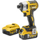 DeWALT XR Li-Ion 18V Cordless Impact Driver, 2x5Ah Battery, 205 Nm, 3,250 rpm, 3,800 impacts/min, Carrying Case, Weight: 1.3 kg (DCF887P2)