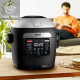 Tefal Tefal pressure cooker Multicook Actifry, 1334W, bowl-6l, sensore control, aluminum/plastic, black (MY741CF1)
