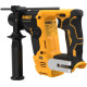 DeWALT Перфоратор акумуляторний DeWalt SDS PLUS 12В XR 1.1Дж 0-910об/хв 0-4280уд/хв 2 режими 1.7кг без АКБ та ЗП (DCH072N)