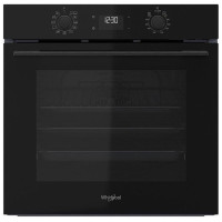 Whirlpool Духова шафа електрична, 71л, A+, дисплей, конвекція, телескопічні напрямні, чорний (OMK58HU1B)