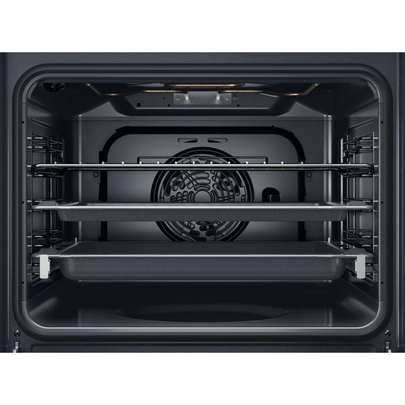 Whirlpool Духова шафа електрична, 71л, A+, дисплей, конвекція, телескопічні напрямні, чорний (OMK58HU1B)