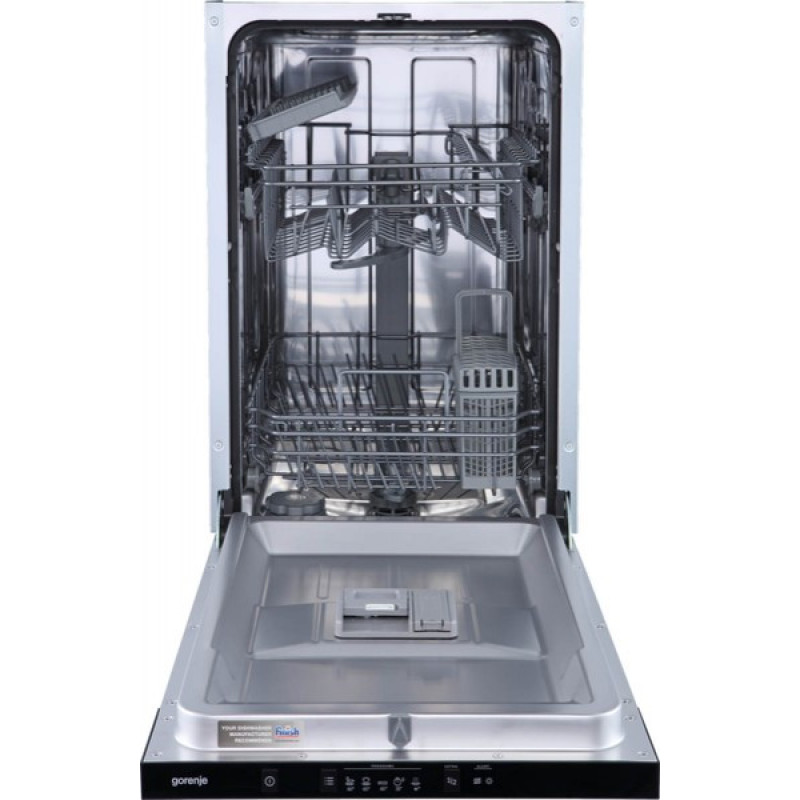 Gorenje Посудомийна машина вбудовувана, 9компл., A++, 45см, білий (GV520E15)
