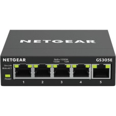 NETGEAR Комутатор GS305E 5xGE, WebSmart (GS305E-100PES)