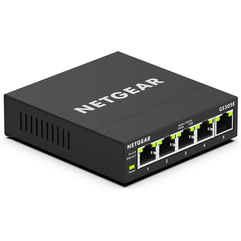 NETGEAR Комутатор GS305E 5xGE, WebSmart (GS305E-100PES)
