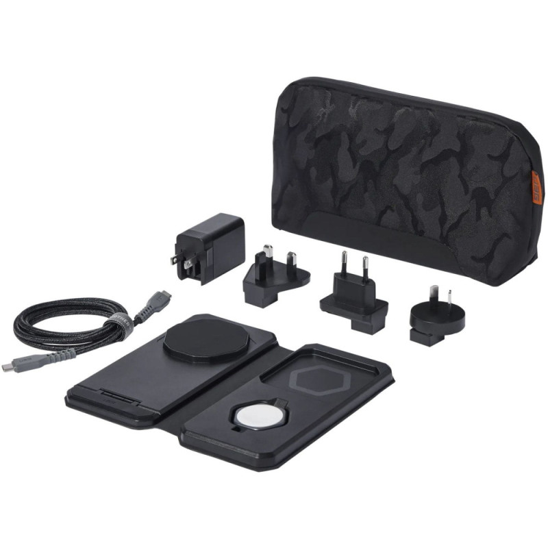 UAG 3in1 Travel Charger, Power Supply, Black/Grey (9B4412114030)