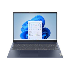 Ноутбук Lenovo IdeaPad Slim 5 16IAH8 (83BG0058RA); 16" WUXGA (1920x1200) IPS LED матовый , Intel Core i5-12450H (2.0 - 4.4 ГГц) , RAM 16 ГБ (Max 16 ГБ) , SSD 512 ГБ , Intel UHD Graphics , без ОП , Wi-Fi , Bluetooth , веб-камера , Без ОС , TPM , металл , 1.89 кг , синий , подсветка клавиатуры