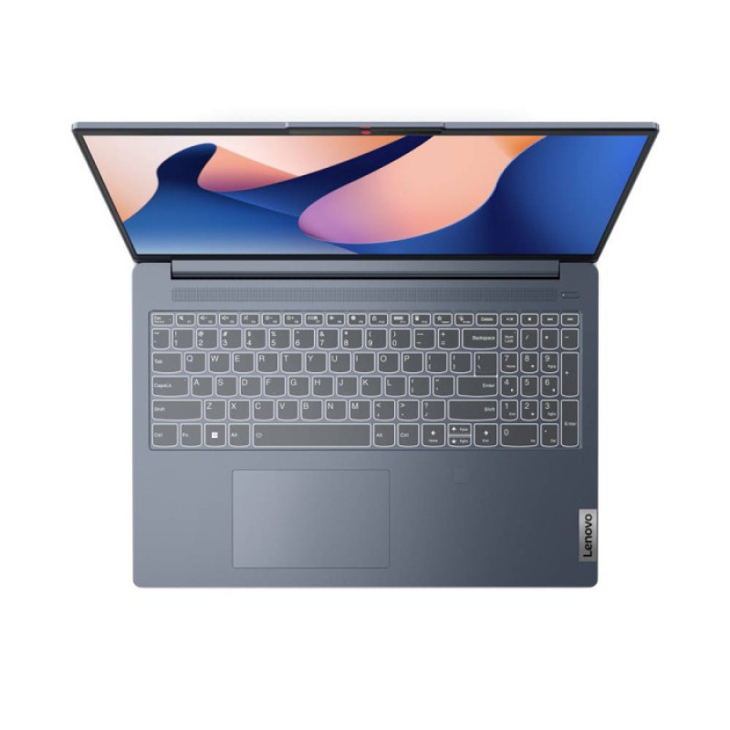 Ноутбук Lenovo IdeaPad Slim 5 16IAH8 (83BG0058RA); 16" WUXGA (1920x1200) IPS LED матовый , Intel Core i5-12450H (2.0 - 4.4 ГГц) , RAM 16 ГБ (Max 16 ГБ) , SSD 512 ГБ , Intel UHD Graphics , без ОП , Wi-Fi , Bluetooth , веб-камера , Без ОС , TPM , металл , 1.89 кг , синий , подсветка клавиатуры