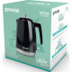 Gorenje Electric kettle, 1,7L, Strix, black (K15RLBK)