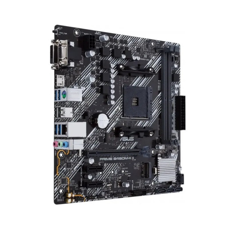 ASUS PRIME B450M-K II sAM4 B450 2xDDR4 HDMI DVI D-Sub mATX (90MB1600-M0EAY0)