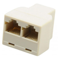 Сплиттер Atcom витой пары, UTP, 8P8C J-45 1port (female) to 2port (female) (12450)