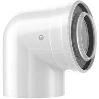 Bosch Elbow coaxial FC-CE60-87 87° for condensing boilers (7738112616)