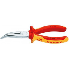 Milwaukee Плоскогубці подовжені вигнуті KNIPEX хромовані 160мм 0.144кг (25-26-160)