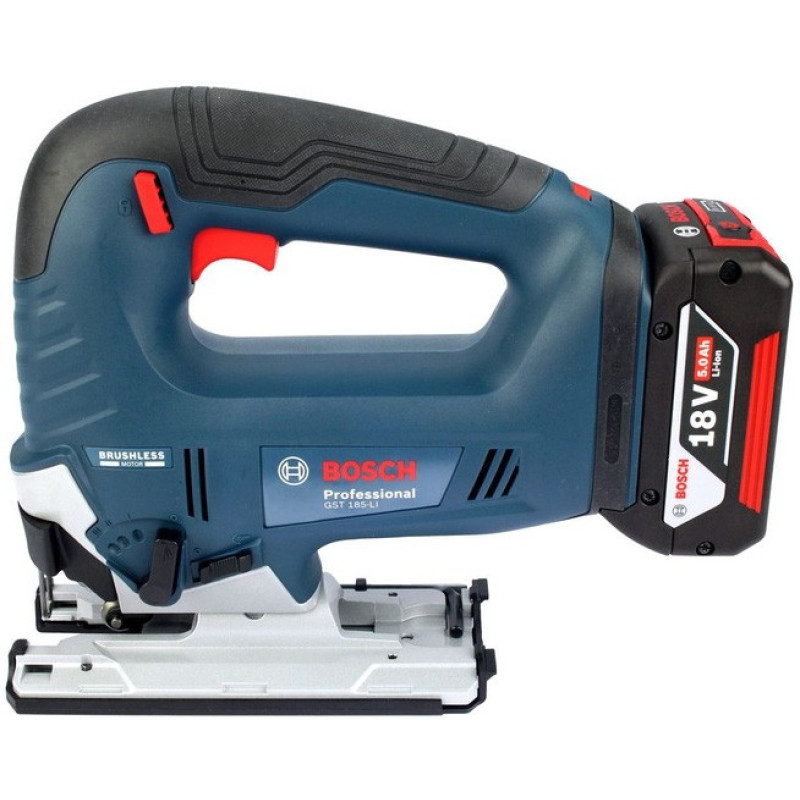 Bosch Лобзик GST 185-LI, акумуляторний 18В, Акб 2х4Аг (0.601.5B3.024)