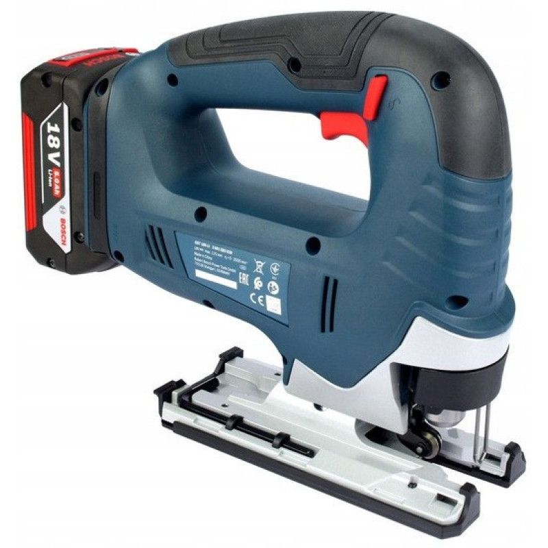 Bosch Лобзик GST 185-LI, акумуляторний 18В, Акб 2х4Аг (0.601.5B3.024)