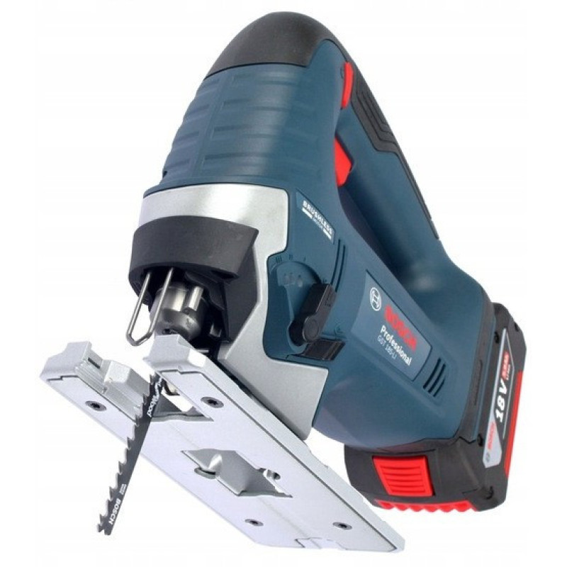 Bosch Лобзик GST 185-LI, акумуляторний 18В, Акб 2х4Аг (0.601.5B3.024)