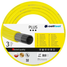 Cellfast Шланг садовий PLUS 1/2', 25м, 3-х шаровий, до 25 Бар, -20…+60°C (10-200_CELLFAST)
