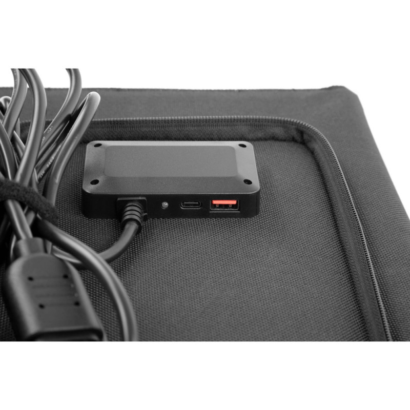 2E Portable solar panel, 100 W, DC, USB-С PD45W, USB-A 18W, USB-A 12W (2E-PSP0031)