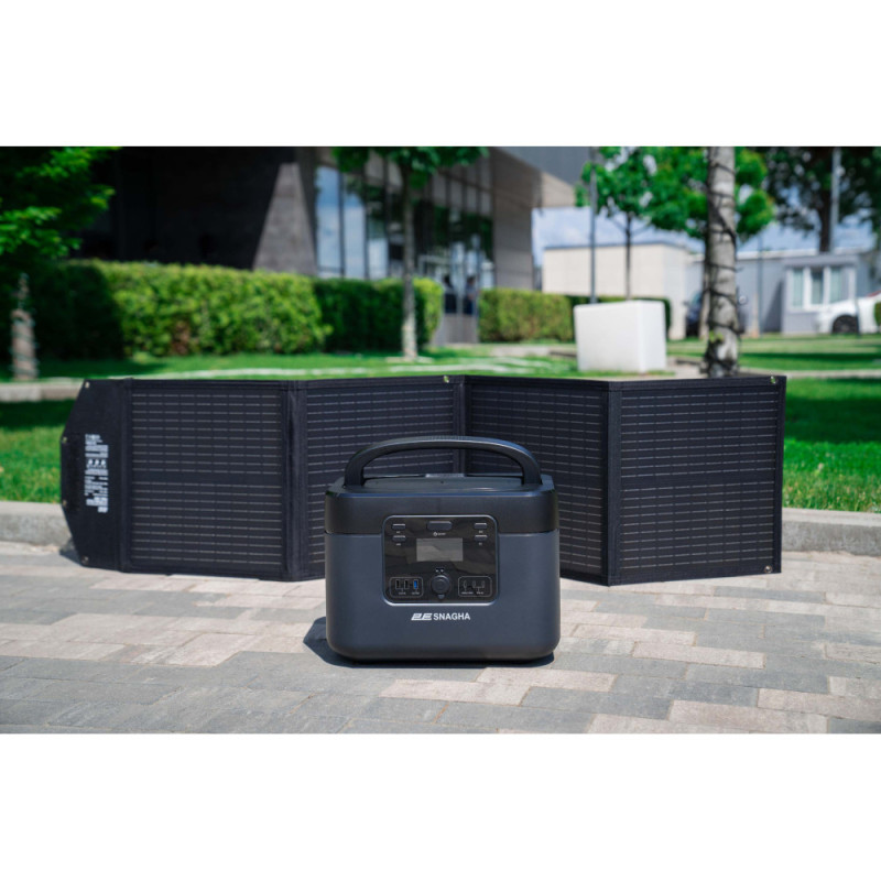 2E Portable solar panel, 100 W, DC, USB-С PD45W, USB-A 18W, USB-A 12W (2E-PSP0031)