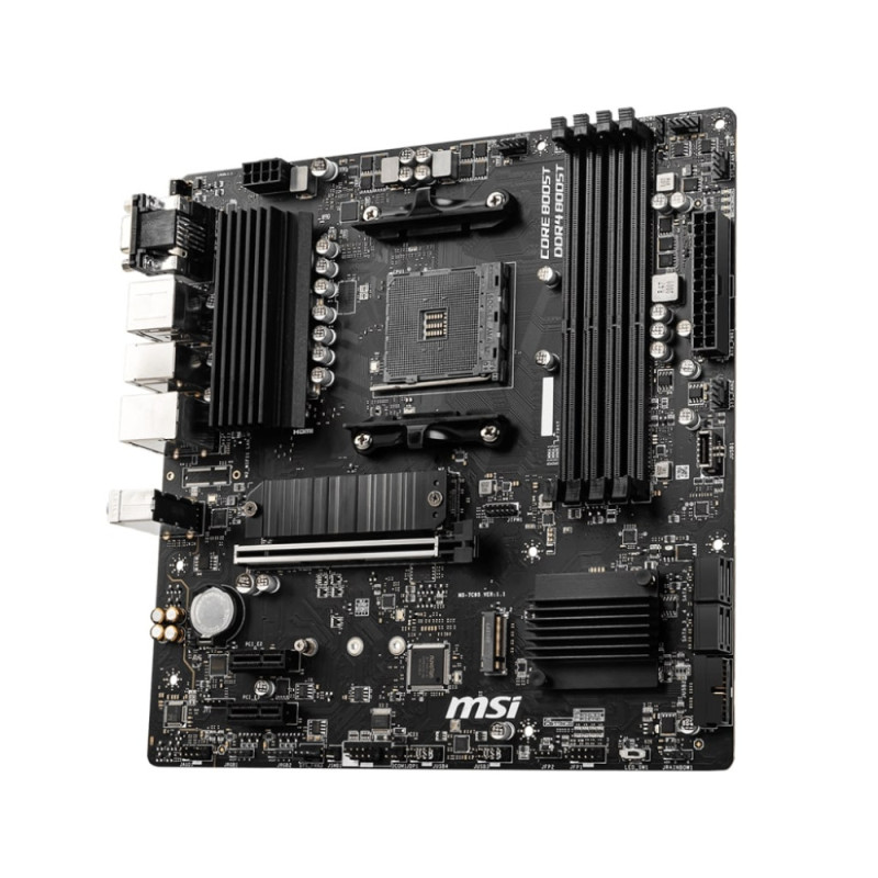 MSI Материнcкая плата B550M PRO-VDH sAM4 B550 4xDDR4 M.2 HDMI DP D-Sub mATX
