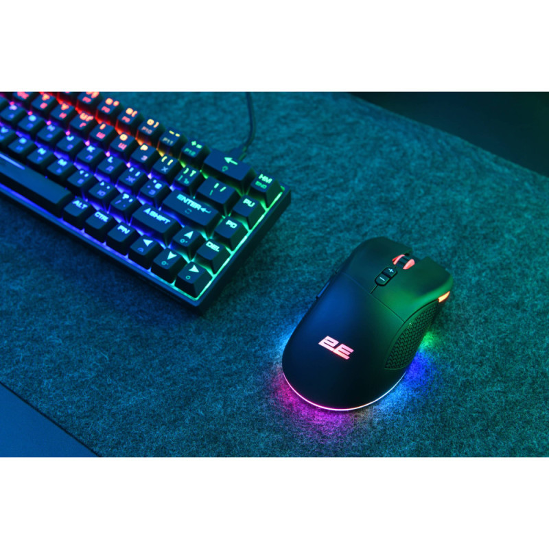 2E Gaming Mouse MG350 WL, RGB USB Black (2E-MG350UB-WL)