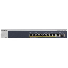 NETGEAR Коммутатор MS510TXPP, 8-Port PoE+(180Вт): 4x1GE, 2x2,5GE, 2x5GE. 1x10GE, 1xSFP+, управляемый (MS510TXPP-100EUS)