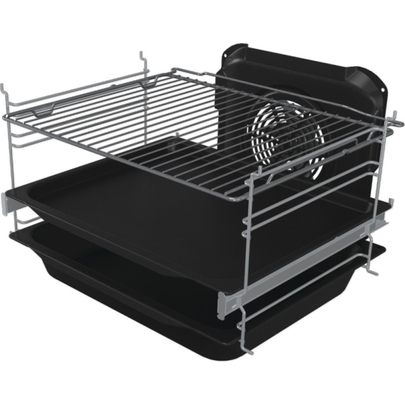 Gorenje Плита комбинированная, 7,0 л, 50x60 см, дисплей, чугун, белый (GKS5C73WF)