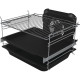 Gorenje Плита комбинированная, 7,0 л, 50x60 см, дисплей, чугун, белый (GKS5C73WF)