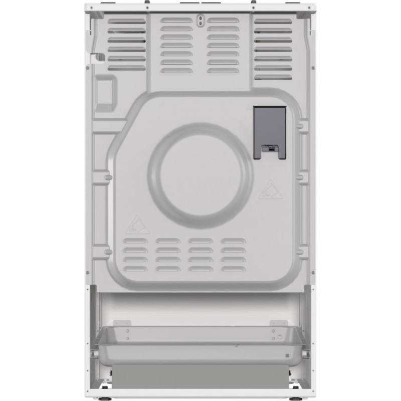 Gorenje Плита комбинированная, 7,0 л, 50x60 см, дисплей, чугун, белый (GKS5C73WF)