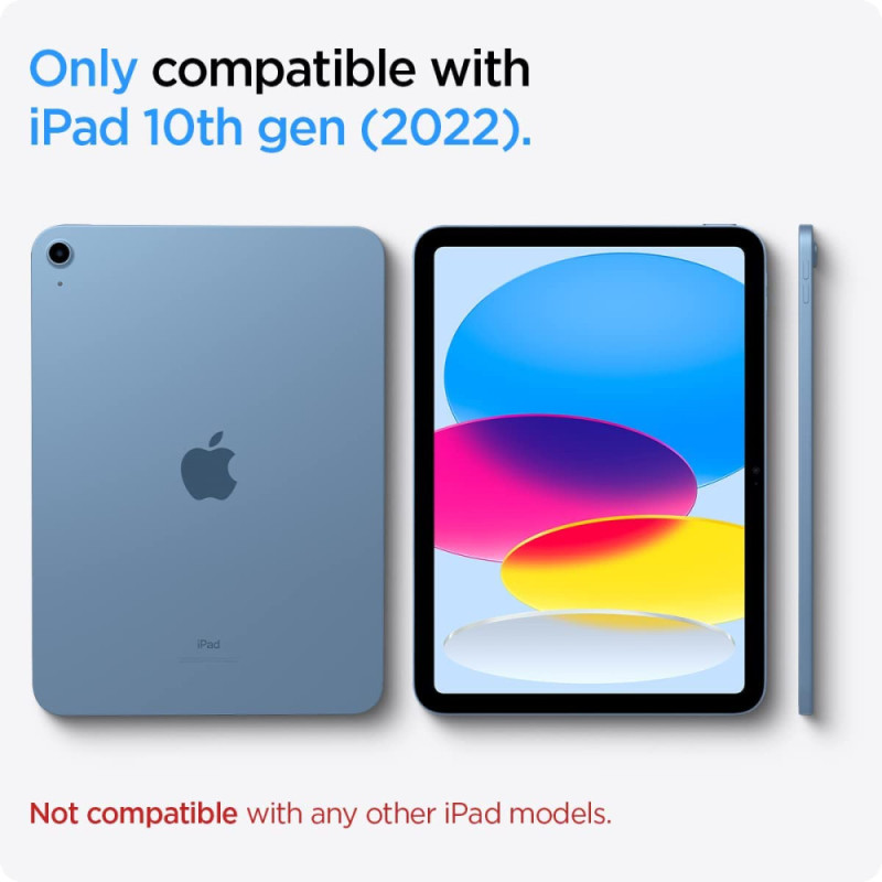 Spigen Чехол для Apple iPad 10.9" (2022) Smart Fold, Black (ACS05309)