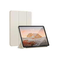 Чехол для планшета BeCover Tri Fold Soft TPU Silicone Apple iPad Pro 13" M4 2024 Beige (711751)