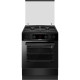 Hansa Cooker combined, 65L, 60x60cm, display, convection, cast-iron, black (FCMM69329)