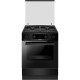 Hansa Cooker combined, 65L, 60x60cm, display, convection, cast-iron, black (FCMM69329)